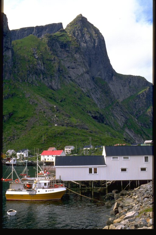 Scorcio di Reine, nell'isola di Moskenes
